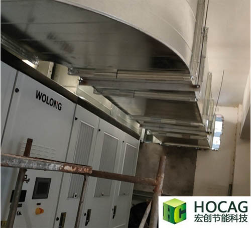 2023江油紅獅水泥有限公司高壓變頻器室空水冷卻系統(tǒng)改造